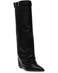 Steve Madden - Corenne Foldover Shaft Pointed Toe Knee High Boot - Lyst