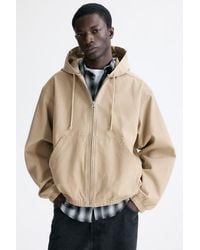 H&M - Hooded Workwear Jacket - Lyst