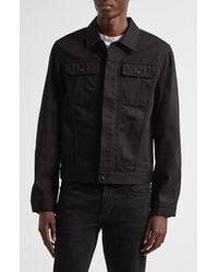 JKEEFER - Jacob Type 3 Cotton Trucker Jacket - Lyst