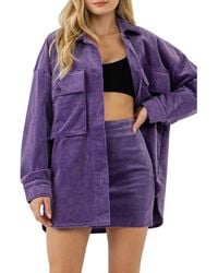 Grey Lab - Corduroy Oversize Jacket - Lyst
