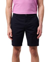 Psycho Bunny - Diego Flat Front Stretch Cotton Chino Shorts - Lyst
