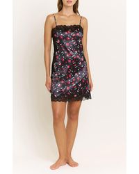 Honeydew Intimates - Garden Of Eden Lace Trim Satin Chemise - Lyst