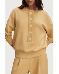 Varley - Reena Front Button Sweatshirt - Lyst