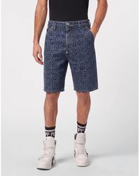 Philipp Plein - Denim Formentera Shorts Monogram Basic - Lyst