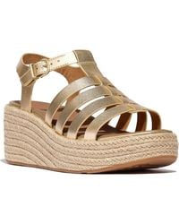 Fitflop - Espadrille Platform Wedge Sandal - Lyst