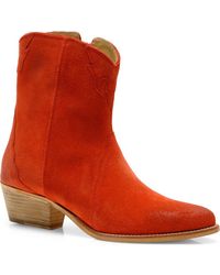 Free People - New Frontier Western Bootie - Lyst