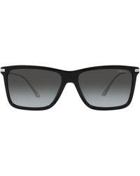 Prada - 58mm Gradient Rectangular Sunglasses - Lyst