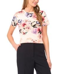 Ted Baker - Lia Floral Print T-Shirt - Lyst