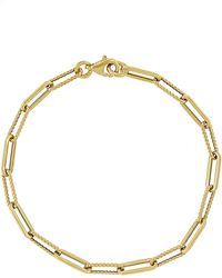 Bony Levy - 14k Gold Alternative Link Bracelet - Lyst