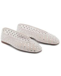 Mango - Embellished Ballet Flat - Lyst