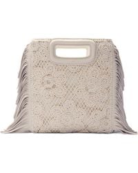 Maje - Crochet-Knit M Bag - Lyst