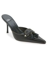 Jeffrey Campbell - Claypool Pointed Toe Tassel Loafer Mule - Lyst