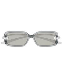 Bottega Veneta - 56Mm Rectangular Sunglasses - Lyst