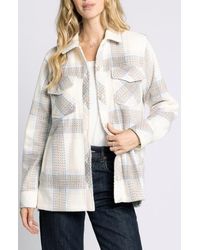 Thread & Supply - Santa Fe Plaid Fleece Shirt Jacket - Lyst