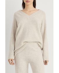 Mango - Oversize V-Neck Sweater - Lyst