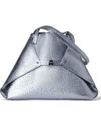Akris - Ai Medium Hammered Metallic Leather Tote Bag - Lyst