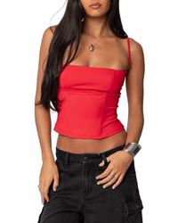 Edikted - Juno Corset Crop Camisole - Lyst