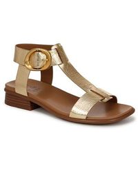 Naturalizer - Brandy T-Strap Sandal - Lyst