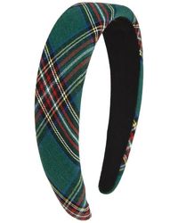 Tasha - Padded Plaid Headband - Lyst