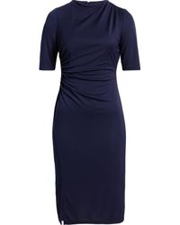 Anne Klein - Ruched Body-Con Dress - Lyst