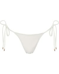 Sunkissed - Le Triangle Tie Side Pattern Bikini Bottom - Lyst