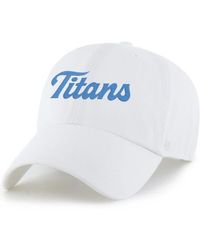 '47 - Tennessee Titans Script Clean Up Adjustable Hat - Lyst