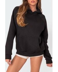 Edikted - Sofie Oversize Cotton Blend Hoodie - Lyst