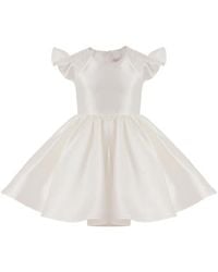 Tulle - Ruffle Sleeve Flare Dress - Lyst