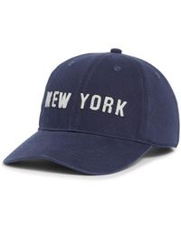 Treasure & Bond - Embroidered Twill Baseball Cap - Lyst