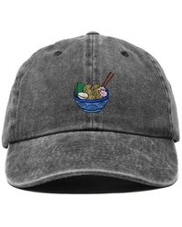 Alix - Noodles Embroidered Casual Cap - Lyst
