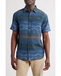 Pendleton - Gateway Print Short Sleeve Cotton Button-Up Shirt - Lyst