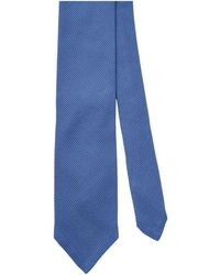 Robert Talbott - Duvall Solid Grenadine Silk Necktie - Lyst