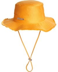 Jacquemus - Le Bob Artichaut Fray Brim Cotton Expedition Hat - Lyst