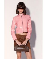Walter Baker - Krista Patent Leather Jacket - Lyst