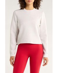 Mpg - Dreamweave Recycled Polyester Blend Crop Sweatshirt - Lyst