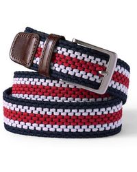 Lands' End - Elastic Braid Belt - Lyst