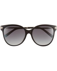 Tiffany & Co. - 55mm Gradient Polarized Pillow Sunglasses - Lyst