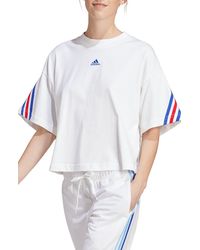 adidas - Future Icons 3-stripes Cotton T-shirt - Lyst