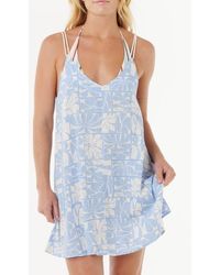 Rip Curl - Williams Cotton Blend Cover-Up Sundress - Lyst