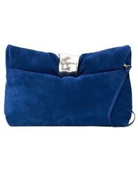 STAUD - Cuff Leather Clutch - Lyst