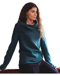 Celtic & Co. - Collared Slouch Sweater - Lyst
