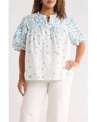 Sugarlips - Miley Floral Court Button Up Shirt - Lyst