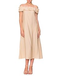 MELLODAY - Off The Shoulder Shift Cocktail Dress - Lyst