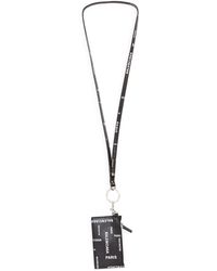 Balenciaga Cash Black Leather Lanyard Card Holder Wallet – Queen Bee of  Beverly Hills