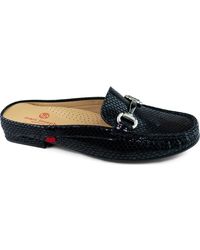Marc Joseph New York - Grand St. Reptile Embossed Loafer Mule - Lyst