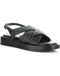Bos. & Co. - Brixin Slingback Platform Wedge Sandal - Lyst