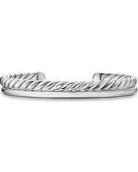 David Yurman - Dy Mercer Two Row Cuff Bracelet - Lyst