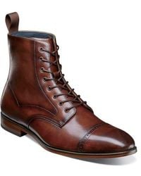 Stacy Adams - Henry Cap Toe Boot - Lyst