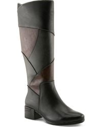 Spring Step - Patchwork Knee High Boot - Lyst