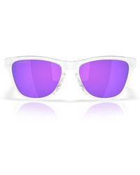 Oakley - Prizm Sapphire 53Mm Round Sunglasses - Lyst